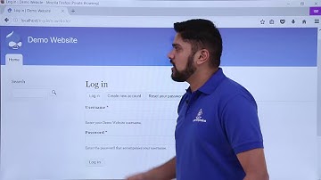 Drupal  Website First Page