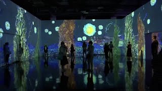 Van Gogh's immersive exhibit dazzles New Yorkers