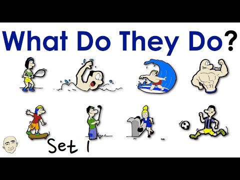 What Do They Do? | Easy English Conversation Practice | ESL/EFL