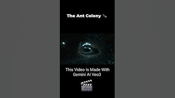 The Ant 🐜 Colony • Video made with Gemini ai veo3 • #ai #shorts Mixed with Vita App