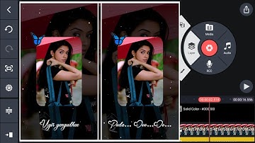 Kinemaster Tutorial - Trending Photo Lyrics WhatsApp Status Video Editing in KineMaster