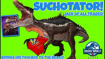 SUCHOTATOR - JACK OF ALL TRADES!! PVP BATTLES on NUBLAR SHORES (Jurassic World Alive)