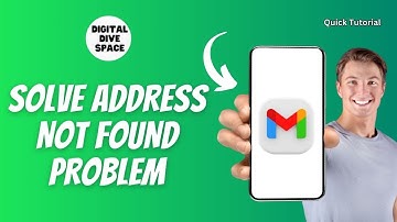 How To Solve Address not found problem in Gmail
