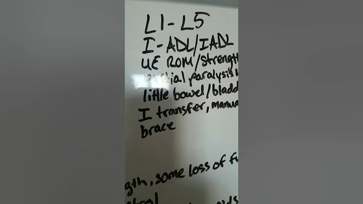 Spinal Cord Injury OT functions