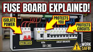 Consumer Unit Explained! Circuit Breakers vs RCD (What's Inside a Modern Fuse Board)