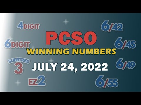 P124M Jackpot Ultra Lotto 6/58, EZ2, Suertres, Superlotto 6/49 | July 24, 2022