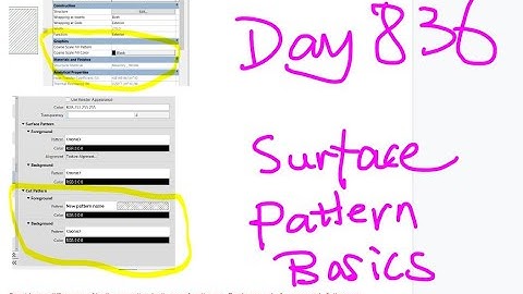 Revit Exercise (Day 836) Surface Pattern Basics