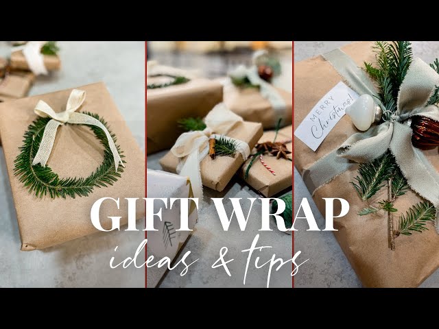 52 Gift Wrapping Ideas for Christmas - Easy Gift Wrapping Ideas