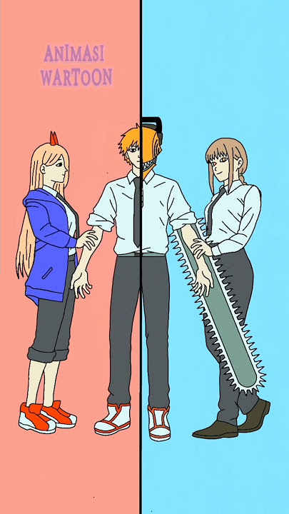 select makima or power - chainsaw man love #animasi #animasiwartoon #chainsawman