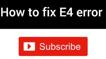 How to fix E4 error PEL DC inverter