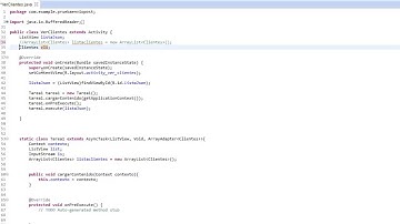 31 Android Programacion Red. Generar ListView-Consulta Mysql-Decodificar Json-AsynTask