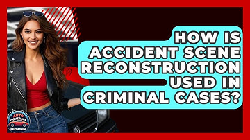 How Is Accident Scene Reconstruction Used In Criminal Cases? - Auto Coverage Explained