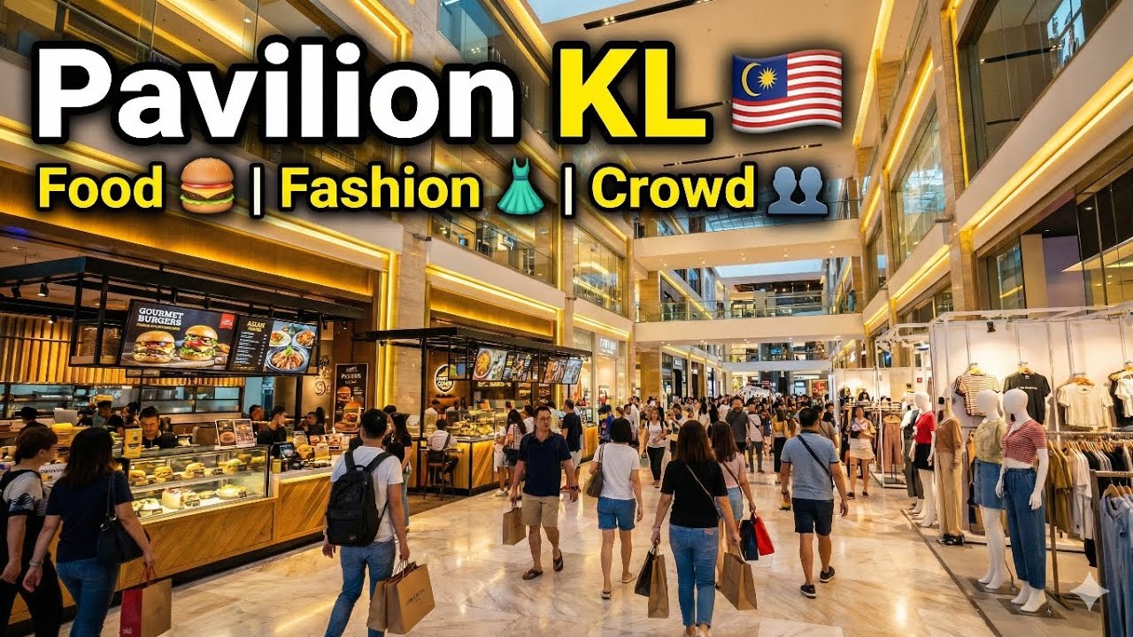 মালয়েশিয়া কুয়ালালামপুর | Pavilion KL Shopping Mall 🛍️🍽️রেস্টুরেন্ট, ফ্যাশন & পর্যটকদের ভিড়🇲🇾