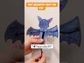 DIY for kids|| Easy Flying Bat Craft | Moving Bat Halloween DIY for Kids 🦇🎃”