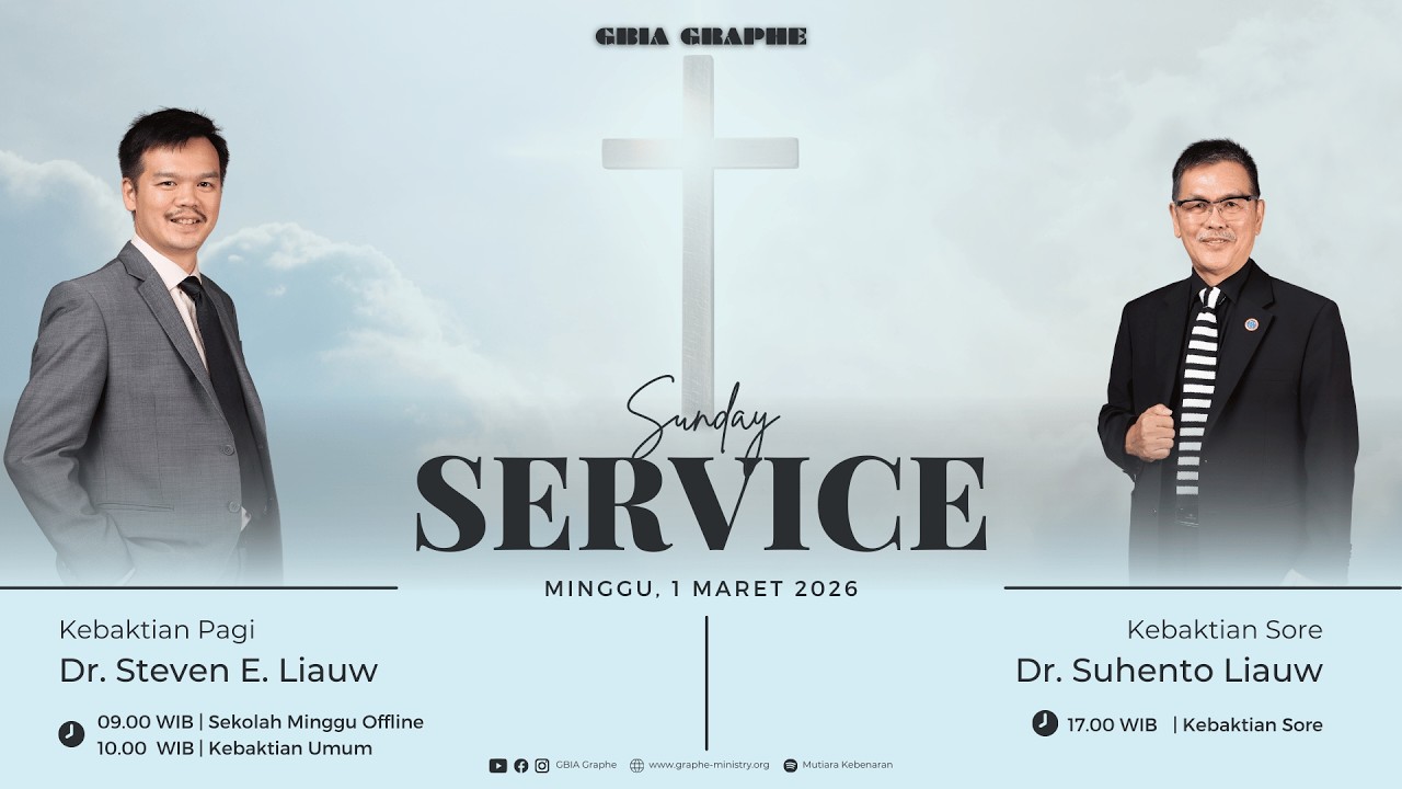 Kebaktian Minggu Pagi, 01 Maret 2026