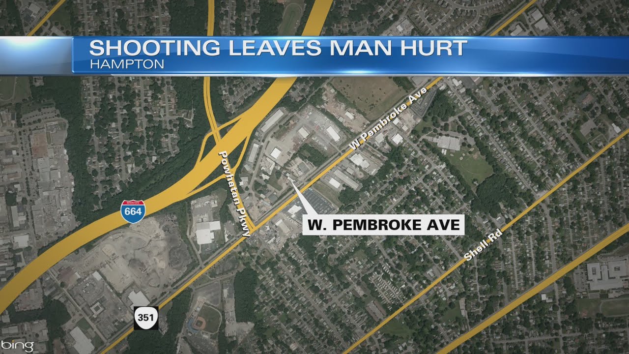 Man shot on West Pembroke Avenue in Hampton - YouTube