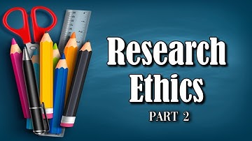 Research Ethics Part 2 || Research Methodology in Urdu Hindi | How to conduct a Research