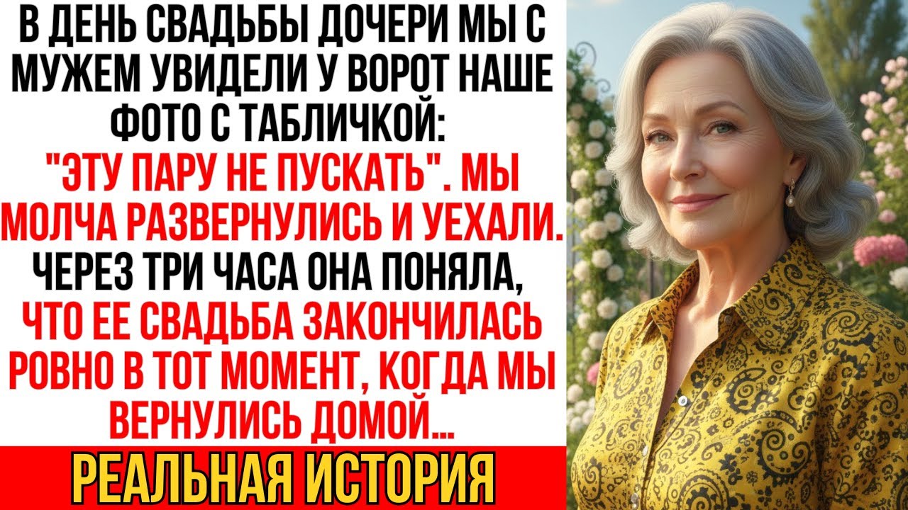 Дочь не пустила нас с мужем на свадьбу, но ее «счастливый день» закончился прямо там…