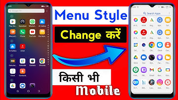 Change Menu Style In Any Android Phone || Change Menu Style In Any Mobile || Tecno Menu Style