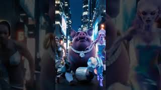 Rich Alien Couple Runs For Their Life From A Giant Pig