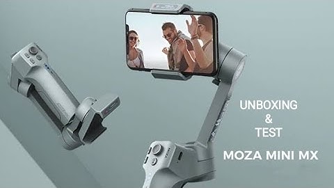 MOZA Mini MX Gimbal - Unboxing & Test | TheAgusCTS