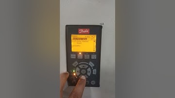 Danfoss Vlt drive Motor set up, Trip setup, encoder setup
