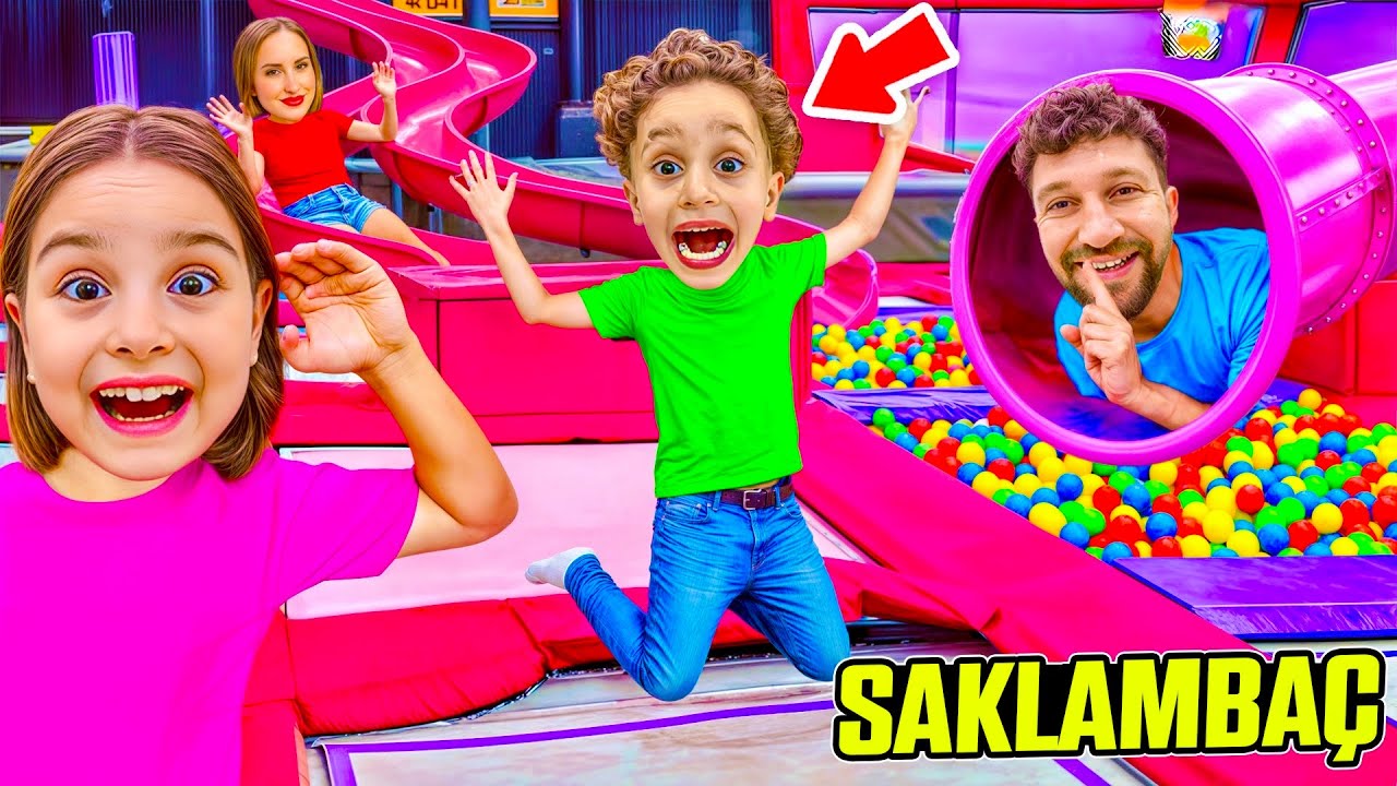 GECE GİZLİ EĞLENCE MERKEZİNDE SAKLAMBAÇ !! KUZEY ELİF GİZLİ ALANA SAKLAN !!