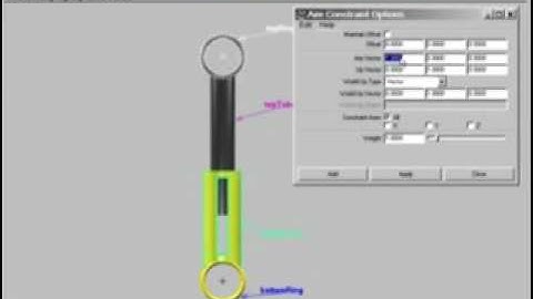 Understanding Maya 3D Piston Tutorial