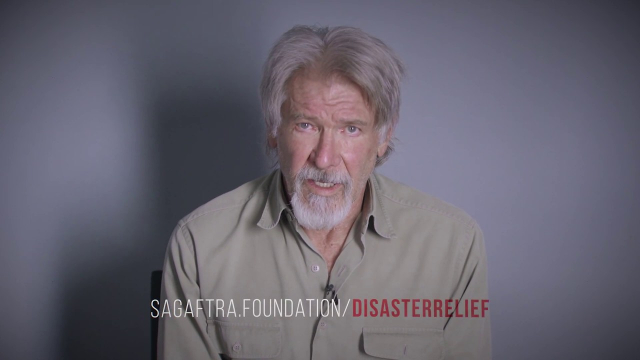 Harrison Ford Supports Disaster Relief Fund for SAG-AFTRA Members