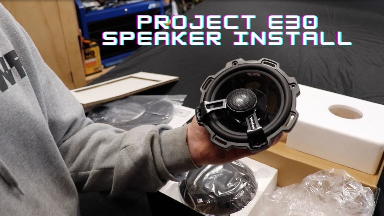 Installing Speakers In The E30!! YouTube