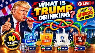 Full Can You Solve Trump's Drinking Puzzle in 10 Seconds 🤯 Update