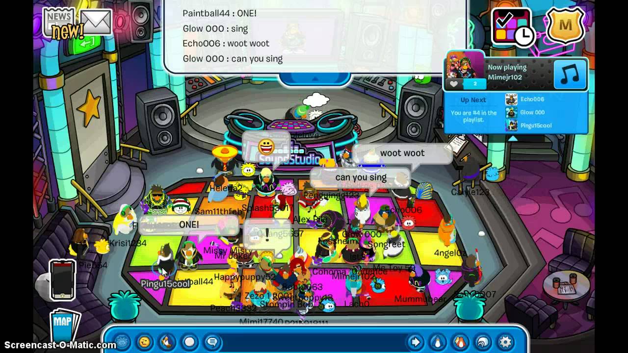 Club Penguin Meeting PH On Server Avalanche (PT)  Club Penguin Music Jam  2014 Cheats By: Ramone14