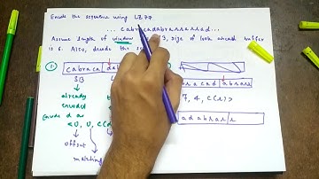 LZ77 Dictionary Coding Technique