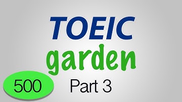 TOEIC 500 - Part 3 - 5 - Conversations - Listening TOEIC Part 3