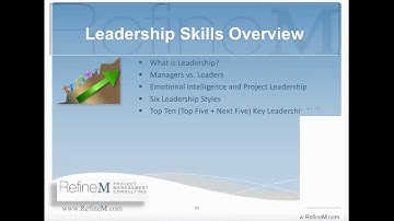 Leadership Skills for Project Managers [Webinar]