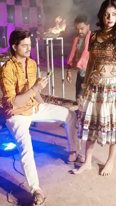 Aaja Maja Maarle Rangrasiya Behind-the-scenes CG BTS| Practice| Akanksha & bhupesh