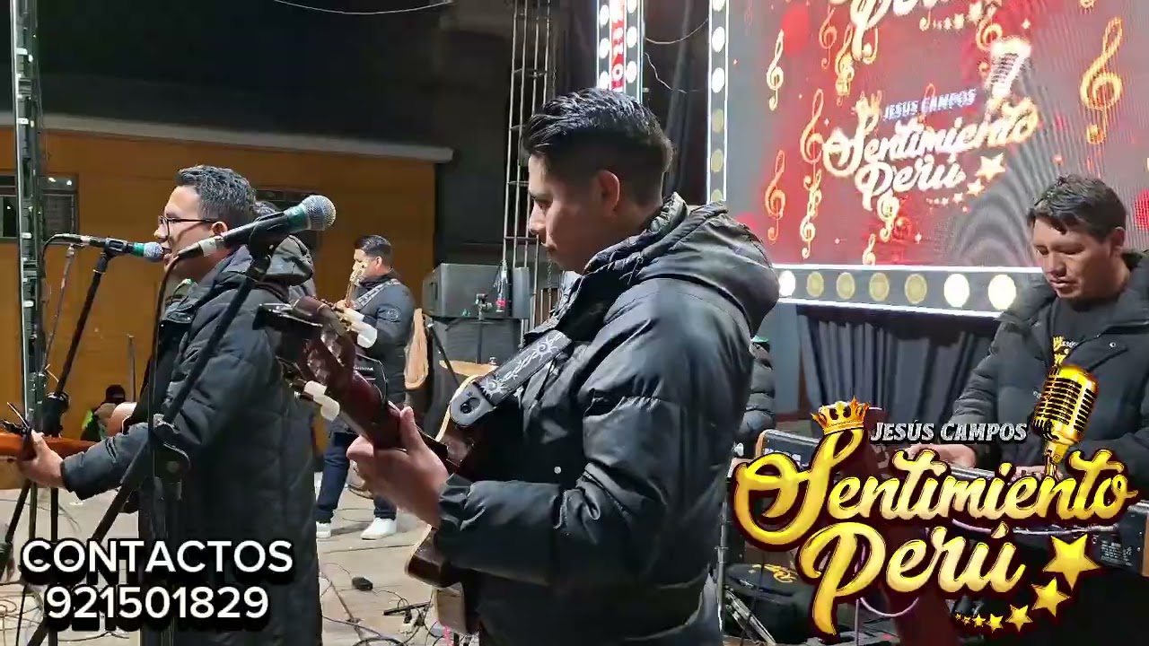 SENTIMIENTO PERÚ - Jesús Cmapos - En VIVO - POR QUE TE VAS