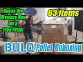 Bulq Pallet Unboxing - 63 items - Guess the Mystery Box for a Free Giveaway - Online Reselling