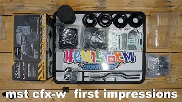 PROMISING PARTS PILE - initial impressions of the MST CFX-W