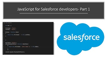 JavaScript for Salesforce developers  Part 1