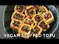 Vegan Hakka-Style Stuffed Tofu Recipe | Chinese Food