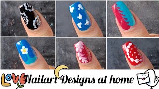 Easy Nailart Designs For Beginners 💅🏻✨ At Home || #nailart #youtube #viral #20nails #nail #weird