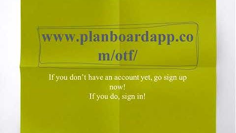 Getting Started with OTF Planboard (K-8)