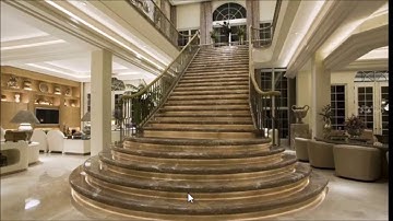 Straight stair in 3d max - Lesson 6