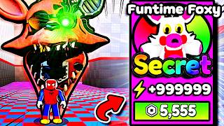 Starting Over as NOOB with OP PET in +1 Speed Escape Foxy (Roblox) screenshot 3