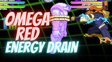 MvC2 - Omega Red Coil Combos (Energy Drain)