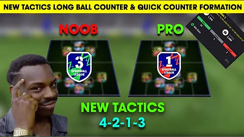 Deadly 4-2-1-3 🔥 Long Ball Counter Tactics in eFootball 2026 Mobile | Best Formation efootball 2026