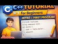 C++ Tutorial for Beginners, Day #1 | Introduction + First program