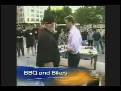 Chef Paul Kirk "The Baron of BBQ" RUB BBQ Motorcycle