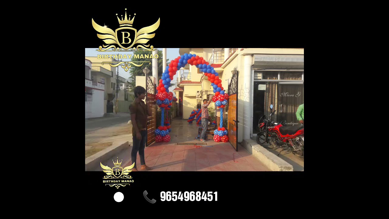 Balloon decoration ideas, balloon decoration, birthday planner in